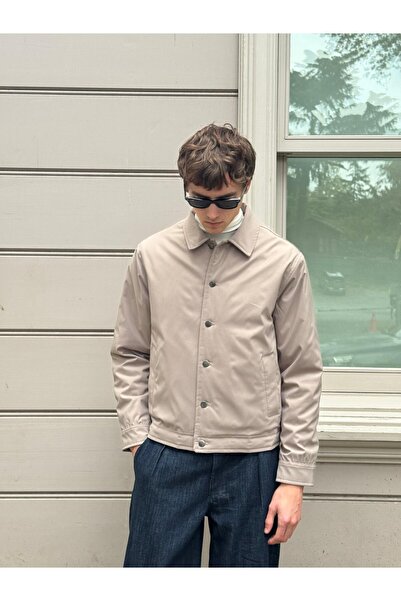 Danger Ανδρικό μπουφάν Basic Coat Μπεζ