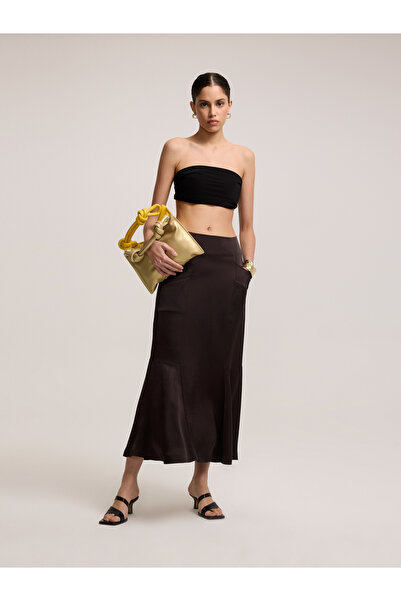 BAQA Brown Midi Skirt