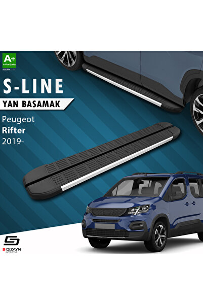 S Dizayn S-Dizayn Peugeot Rifter S-Line Aluminyum Yan Basamak 203 Cm 2019 Üze...