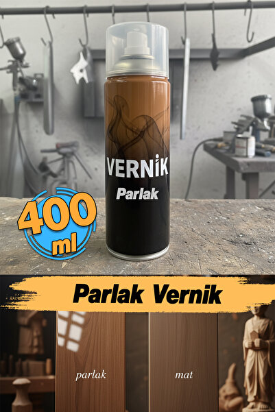 Badem10 Sprey Parlak Vernik Tüm Yüzeyler Için 400 Ml