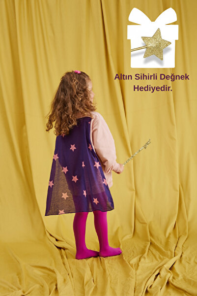 Miela Kids Pelerin Detaylı Sweatshirt - Somon