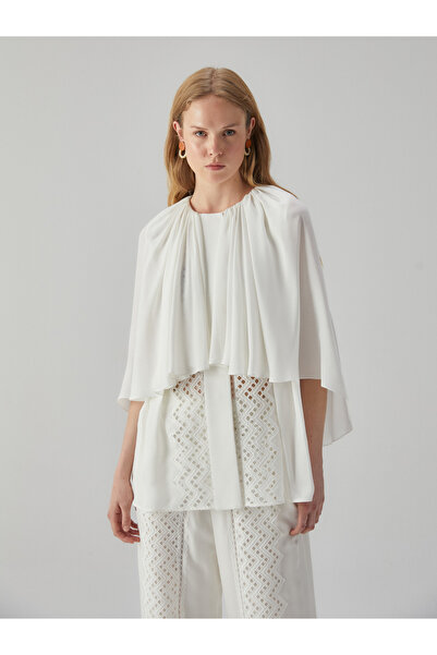 BAQA Pleated Sleeve Detailed Blouse