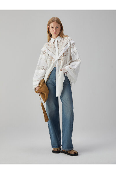 BAQA Embroidered White Shirt