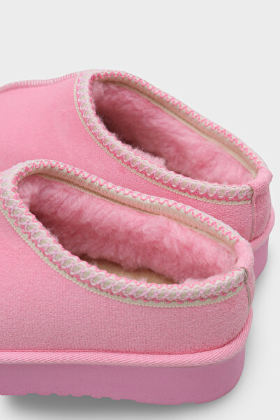 Capone Outfitters Carroll Thick Soled Round Toe Furry Women's Indoor Slippers