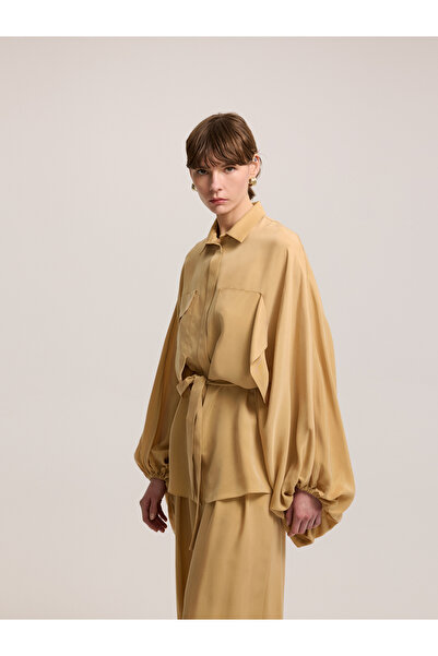 BAQA Off Shoulder Cupro Blouse