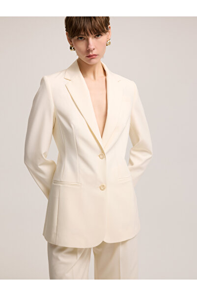 BAQA Two Button Cream Jacket