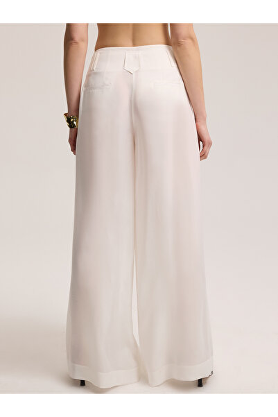 BAQA Stripe Detailed Cupro Trousers