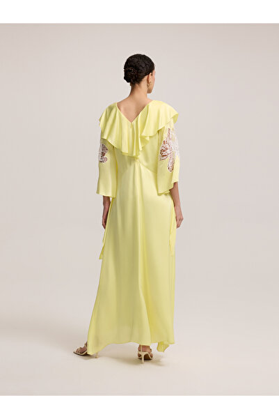 BAQA Lemon Dress with Sleeve Detail