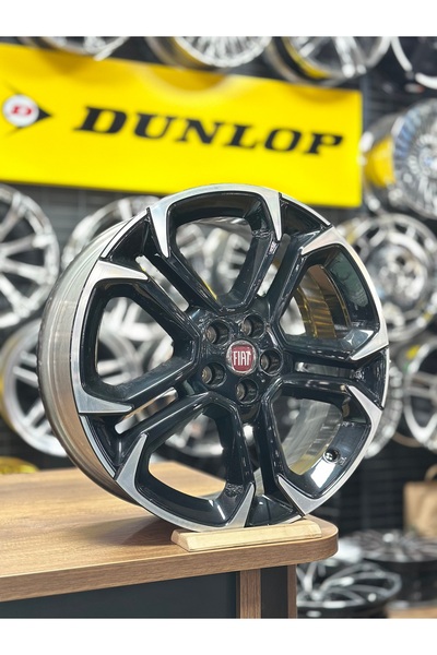 OPAR Sıfır 18 Inç Egea Elmas Kesim Siyah Jant Takımı - 7.5x18 5x98 Et44 58.1 ...