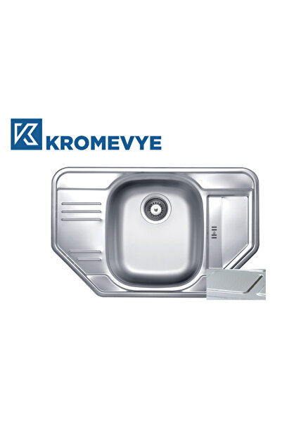 Kromevye CUPID EX-324-D DESENLİ PASLANMAZ ÇELİK MUTFAK EVYESİ