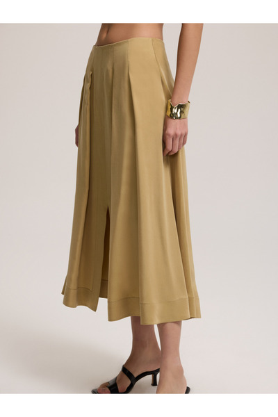BAQA Khaki Bell Skirt