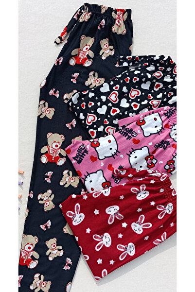 siyalife Téli velúr puha textúrájú 4 részes női pizsama