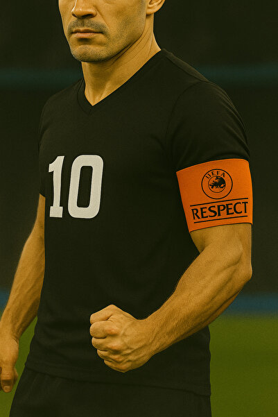 GAZELMANYA Respect Uefa Champions League Captainhood Pazubandı Captain Sleeve Band Professional Captain Pazuband