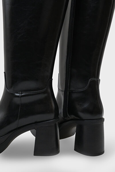 Capone Outfitters Γυναικείες μπότες με στρογγυλό τακούνι