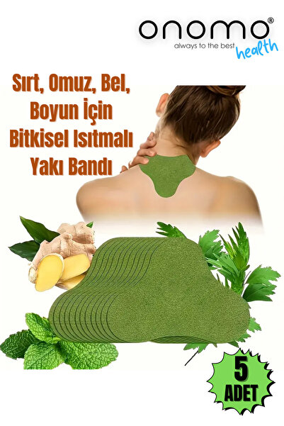 Onomo Health Sırt, Omuz, Bel, Boyun, Fıtık Için Bitkisel Isıtmalı Yakı Bandı ...