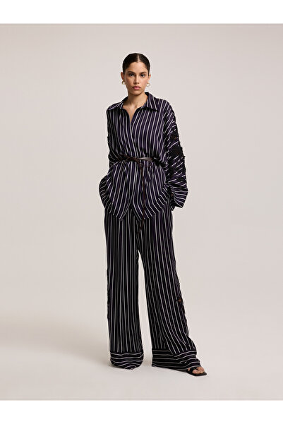 BAQA Striped Navy Blue Tunic