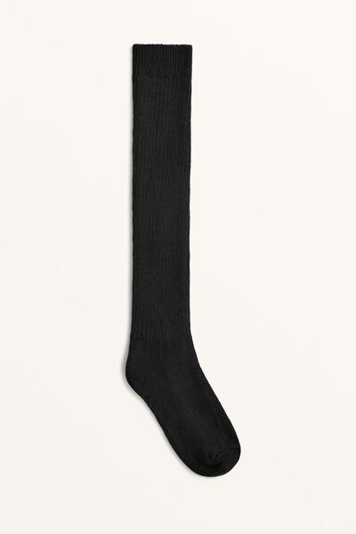 Oysho 21% Cashmere 14% Wool Very Long Socks