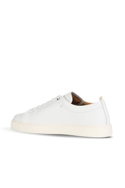 Bueno Shoes White Leather Men's Casual Shoes 13797-7303Am