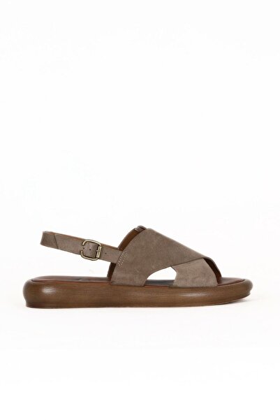 Bueno Shoes صندل نسائي مسطح من Kum Alf Suede 01we3103