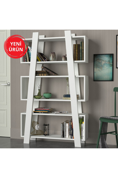 Dekorister Almira Kitaplık Beyaz
