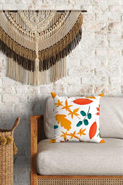 Generic Brand Acorn Patterned Double Sided Digital Printed Decorative Pillow ...