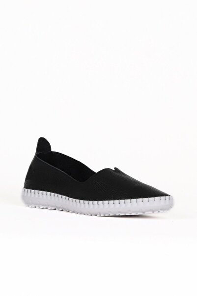 Bueno Shoes Fekete Flotter bőr női lapos balerina 01we1806