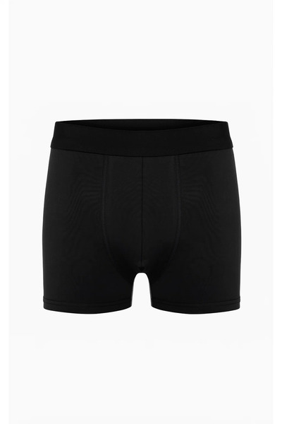 COMBİNE MİCHAİL Men's 5-Piece Black Cotton Lycra Flexible Boxers