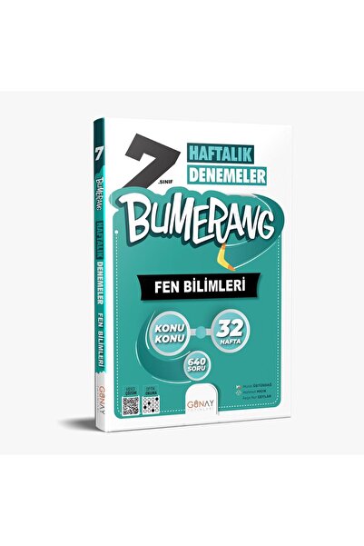 Günay Yayınları GÜNAY YAYINCILIK 7. SINIF BUMERANG FEN BİLİMLERİ 32 HAFTALIK ...