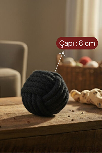 Monkey Fist Ball – Köpekler İçin Dayanıklı ve Eğlenceli Top Oyuncağı (Medium)