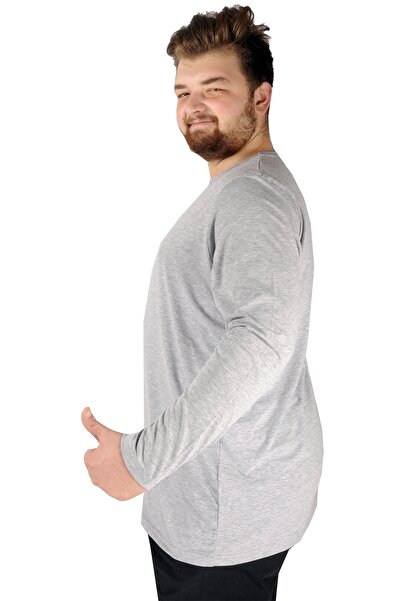 ModeXL Чоловіча футболка - Mode XL, великий розмір, з еластаном, комір-стійка, 20102 Grimelanj