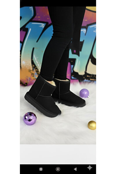 patik ayakkabı çocuk içi kürklü bot