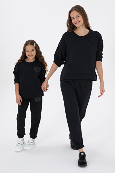 U.S. Polo Assn. Kadın Siyah Jogger Eşofman Altı 50313591-VR046