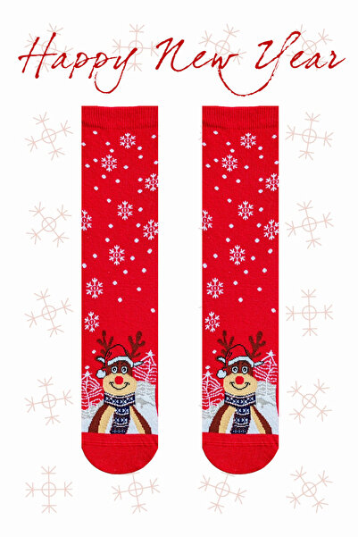 ZEYZEY MONKEY New Year's Themed New Year's Socks Set in a Premium Quality Special Gift Box of 5