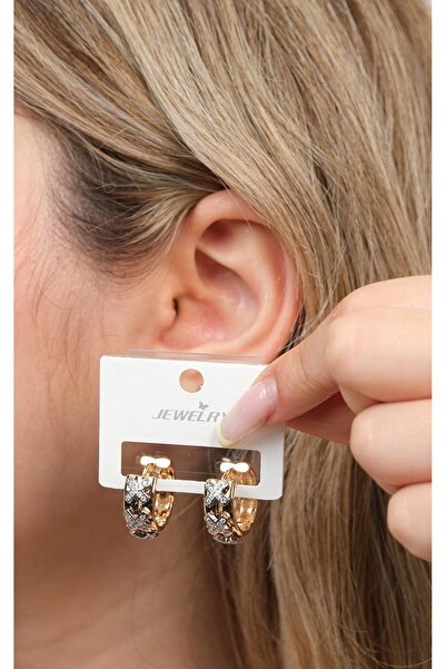 Richard Jewell Kadın Çelik Renk Atmaz Garantili Faturalı Küpe JFRCH2020