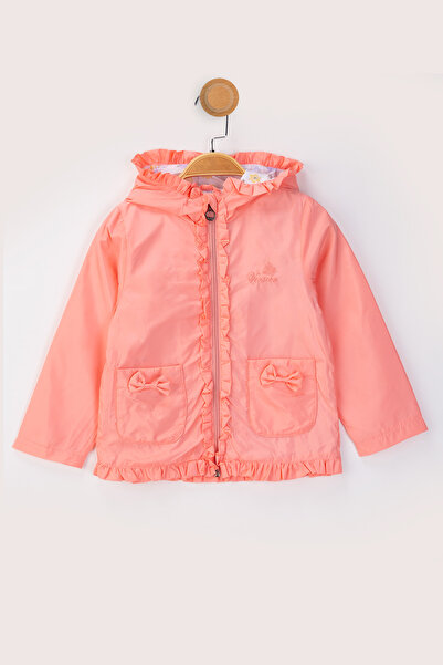 Verscon Girl's Hooded Embroidered Windbreaker & Raincoat 1 - 5 Years
