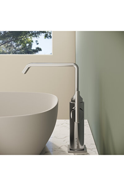 VitrA High Sink Faucet - Suit A42765, Side Control, Chrome