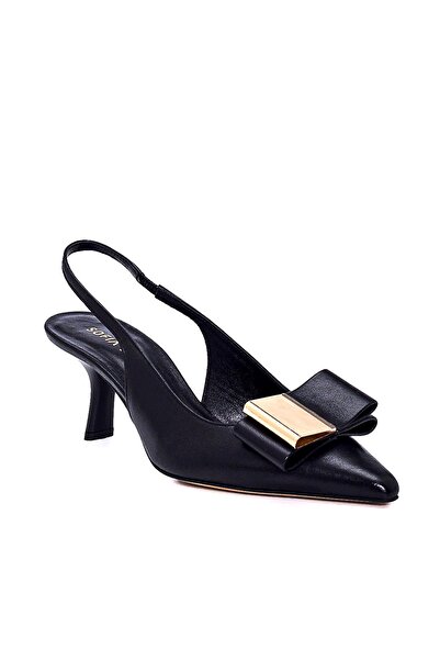 Sofia Baldi Searl black genuine leather women's stiletto & evening dress