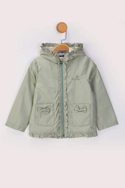 Verscon Детска ветровка с качулка и бродерия за момичета 1 - 5 години