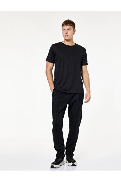 Koton Viscose Pocket Detailed Lace-Up Waist Sports Sweatpants