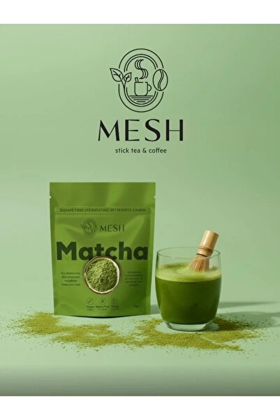 Mesh Premium Saf Matcha Çayı, Pure Macha Tea, 25gr