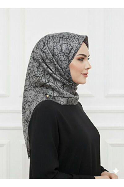 Doğanmanifatura FLAMLI PAMUKLU TÜLBENT EŞARP