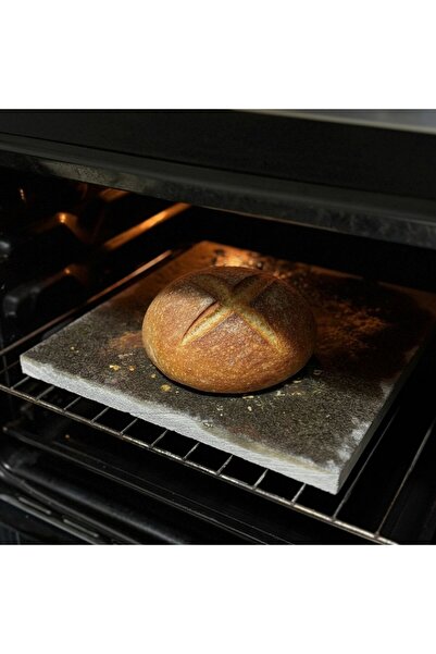 SeplyHome 35x35 + 35x40 Profesyonel Bazalt Pişirme Taşı Seti –Ekmek, Lahmacun...