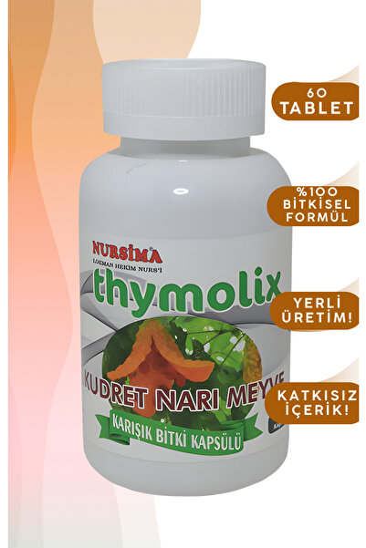 Genel Markalar Kudret Narı Meyve Karışık Bitki Kapsülü – Doğal Bitkisel Takviye Edici Gıda 60 Kapsül