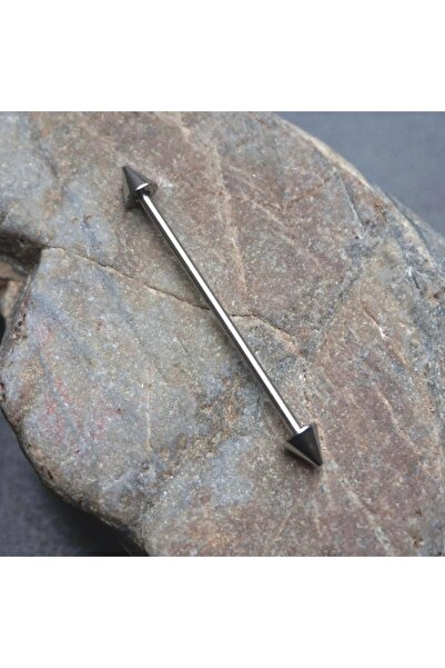 Bylin Cerrahi Çelik Spayk Endüstriyel Piercing/ (Industrial barbell piercing ...