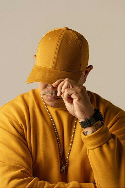 OnMyHead Жовта замшева бейсболка