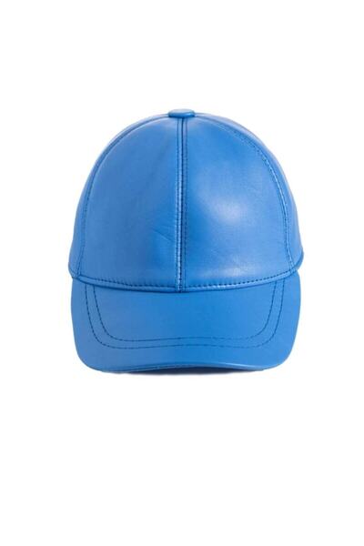 OnMyHead Синя шкіряна шапка