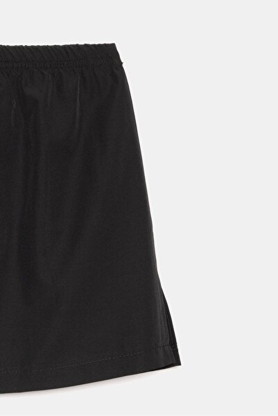 Saade Women's Elastic Waist Slit Skirt Extender Poplin Undergarment - Functional Use