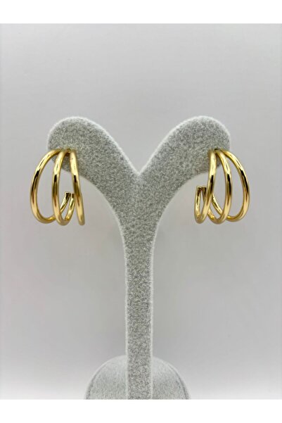 aurora dükkan Steel Multiple Appearance Hoop Earrings