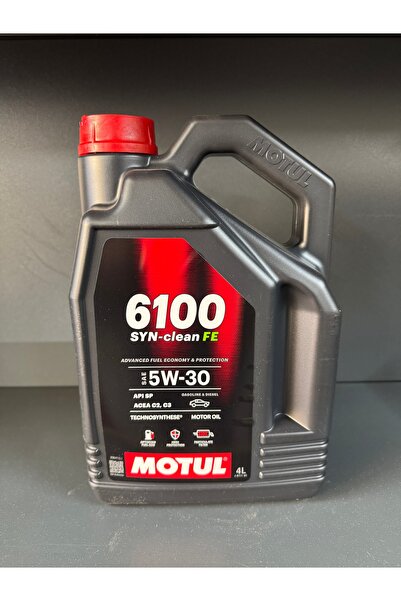 Motul 6100 Syn-Clean Fe 5W-30 4 Litre Motor Yağı-Benzin - Yüksek Koruyucu - 1...