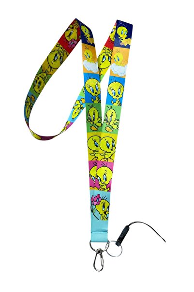 neptünstore Card de identitate colorat cu pasăre, curea de transport pentru c...